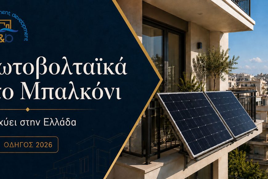 Φωτοβολταϊκά στο Μπαλκόνι: Τι Ισχύει στην Ελλάδα