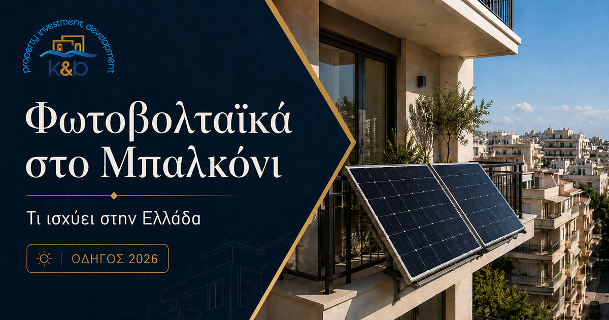 Φωτοβολταϊκά στο Μπαλκόνι