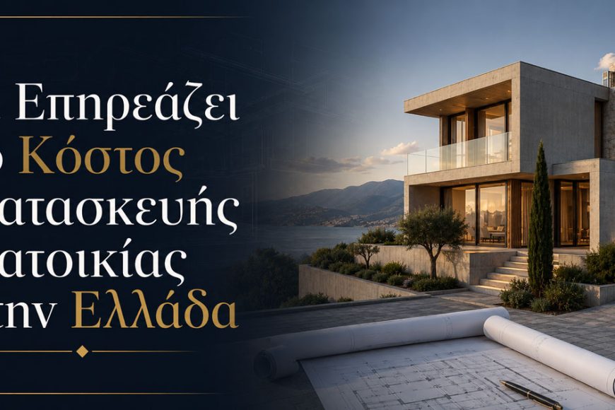 Τι Επηρεάζει το Κόστος Κατασκευής Κατοικίας στην Ελλάδα
